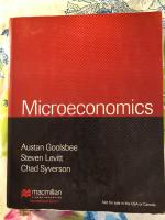 Microeconomics