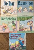 Fem album med FoxTrot: FoxTrot, Pass the Loot, Black Bart Says Draw, Eight Yards, Down and Out, Bury my Heart at Fun-Fun Mountain