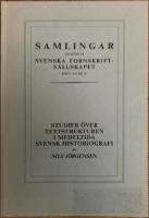 Studier &ouml;ver textstrukturen i medeltida svensk historiografi