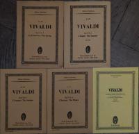 Edition Eulenburg 1220 (La Primavera - The Spring), 1221 (L'Estate - The Summer), 1222 (L'Autunno - The Autumn), 1223 (L'Inverno - The Winter), 1255 (Concerto (Sinfonia) "Alla Rustica" G major)
