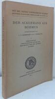 Der Ackermann aus Böhmen. I. Bibliographie, Philologische Einleitung, Kritischer Text mit Apparat, Glossar.