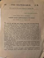Svensk F&ouml;rfattnings-Samling. 1897. Nr. 79. Kongl. Maj:ts n&aring;diga kung&ouml;relse, ang&aring;ende pregel &aring; jubileumsmynt &aring; tv&aring; kronor