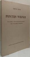 Pontus Wikner. En studie i hans religionsfilosofiska och teologiska &aring;sk&aring;dning