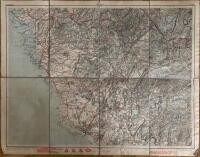 Topografiska corpsens karta &ouml;fver Sverige. 18. Warberg