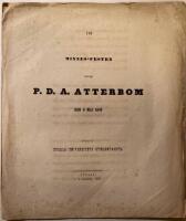 Vid minnes-festen &ouml;fver P. D. A. Atterbom den 9 maj 1856. Firad af Upsala universitets studentcorps
