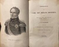 Teckningar till Carl XIV Johans historia, efter Soli&eacute;, le Dru, H. Vernet, G&eacute;rard, Westin, Kraft, Wetterling, Mandelgren, m. fl. Tillika med en f&ouml;rklarande text till hvarje planche och en biographi &ouml;fver Carl Johan [I-II]