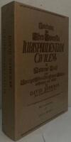 Inledning Til Then Swenska Iurisprudentiam Civilem 1729. Then Swenska Jurisprudentia Civilis 1746. Med inledning und mit einer Einleitung in deutscher Sprache