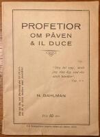 Profetior om p&aring;ven & Il duce