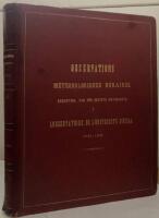 Observations m&eacute;t&eacute;rologiques horaires, ex&eacute;cut&eacute;es, par une soci&eacute;t&eacute; d'&eacute;tudiants &agrave; l'Observatioire de l'Universit&eacute; d&Uacute;psal 1865-1868, continu&eacute;es jusqu'au 30 novembre suivant au moyen d'appareils enregistreurs