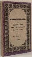 Anteckningar &ouml;fver f&auml;ltt&aring;gen emot Ryssland &aring;ren 1808 och 1809