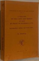 A Treatise On The Unity And Trinity Of God by Israel of Kashkar (d. 872). Introduction, edition and word index