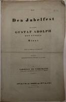 Till Den jubelfest, hvarmed Gustaf Adolph den stores Minne firas af Upsala Universitet, inbjudas vetenskapernas gynnare och v&auml;nner