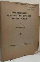 On the History and Use of the Suffixes -ery (-ry), -age and -ment in English