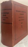 Stadsfullm&auml;ktiges i Malm&ouml; protokoll med bihang. 1943.
