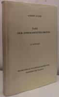 Taxe der Streichinstrumente. Anleitung zur Einsch&auml;tzung der Geigen, Violen, Violoncelli, Kontrab&auml;ssen usw. nach Herkunft und Wert.
