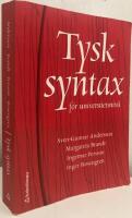 Tysk syntax för universitetsnivå