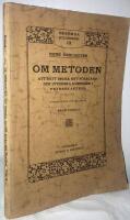 Om metoden att r&auml;tt bruka sitt f&ouml;rst&aring;nd och utforska sanningen i vetenskaperna