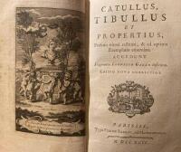 Catullus, Tibullus et Propertius, Pristino nitori restituti, & ad optima Exemplaria emendati. Accedunt. Fragmenta "Cornelio Gallo" inscripta. Editio nova correctior.