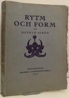 Rytm och form och andra fragmenter. Om kinesisk och europeisk m&aring;larkonst