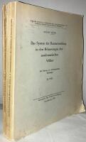 Das System der Raumeinteilung in den Behausungen der nordeurasischen V&ouml;lker I-II