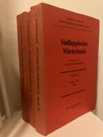 S&uuml;dlappisches W&ouml;rterbuch. Band I-III