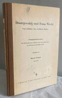 Dostojewskij [Dostojevskij] und Franz Werfel. Vom &ouml;stlischen zum westlischen Denken