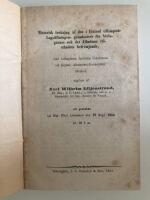 Samlingsband med fyra 1800-talsdissertationer om juridik