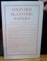 Oxford Slavonic Papers, New Series, Volume VI