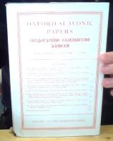 Oxford Slavonic Papers, New Series, Volume I