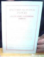 Oxford Slavonic Papers, New Series, Volume V