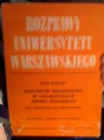 Koncepcje składniowe w gramatykach jȩzyka polskiego : (od O. Kopczyńskiego do Z. Klemensiewicza)