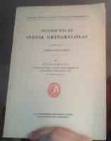 Kvill och tyll. En studie &ouml;ver n&aring;gra i svenska ortnamn ing&aring;ende ord med betydelsen '&aring;m&ouml;te', '&aring;gren' o. dyl.