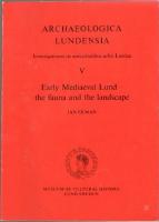 Early Mediaeval Lund - the fauna and the landscape