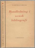 Handledning i svensk bibliografi
