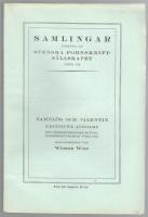 Namnl&ouml;s och Valentin. Kritische Ausgabe mit Nebenstehender Mittelniederdeutsche Vorlage
