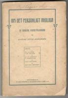 Om det personligt andliga. En samling framställningar