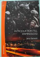 Introduktion till kriminologi