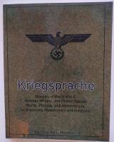 Kriegsprasche Glossary of World War German  Military
