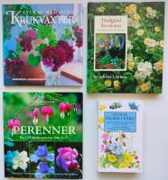 Bokpaket x 4 med bl a Bonniers Flora i F&auml;rg
