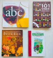 Bokpaket x 4 med bl a Vinprovningens ABC