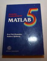 Anv&auml;ndarhandledning f&ouml;r MATLAB&reg; 5