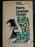 Poetry, Language, Thought