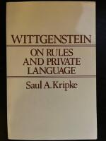 Wittgenstein on rules and private language