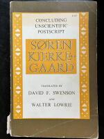 Concluding Unscientific Postscript