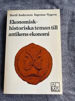 Ekonomisk-historiska teman till antikens ekonomi