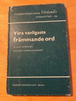V&aring;ra vanligaste fr&auml;mmande ord