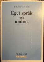 Eget spr&aring;k och andras