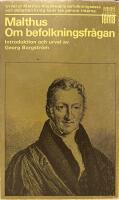 Malthus om befolkningsfr&aring;gan  