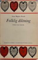 Folklig diktning , FORM OCH TEKNIK