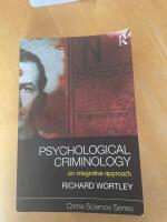 Psychological criminology 